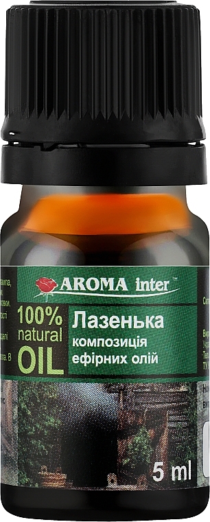 Композиція ефірних олій "Лазня" - Aroma Inter — фото N3
