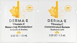 Набор пробников - Derma E Vitamin C (cr/1.5ml + ser/1.5ml) — фото N1