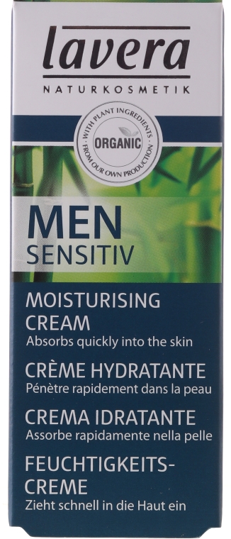 Увлажняющий крем для лица - Lavera Men Sensitiv Moisturising Cream — фото N4