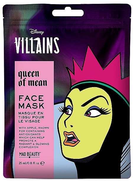 Маска для лица "Злая королева" - Mad Beauty Disney Villains Evil Queen Face Mask — фото N1
