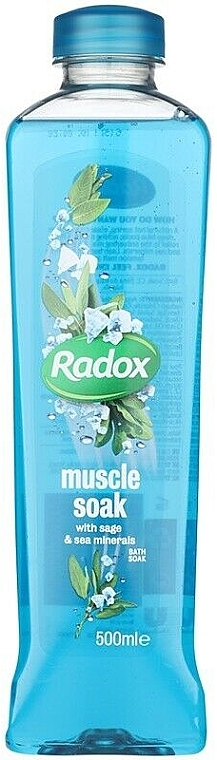 Піна для ванни "Шавлія й морські мінерали" - Radox Muscle Soak Bath Soak — фото N1