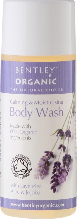 Гель для душу "Заспокійливий і зволожувальний" - Bentley Organic Body Care Calming and Moisturising Bodywash (міні) — фото N1