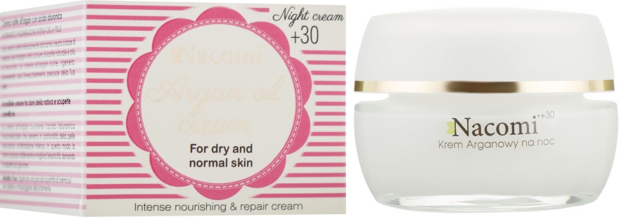 Ночной крем для лица - Nacomi Moroccan Argan Night Cream — фото N1