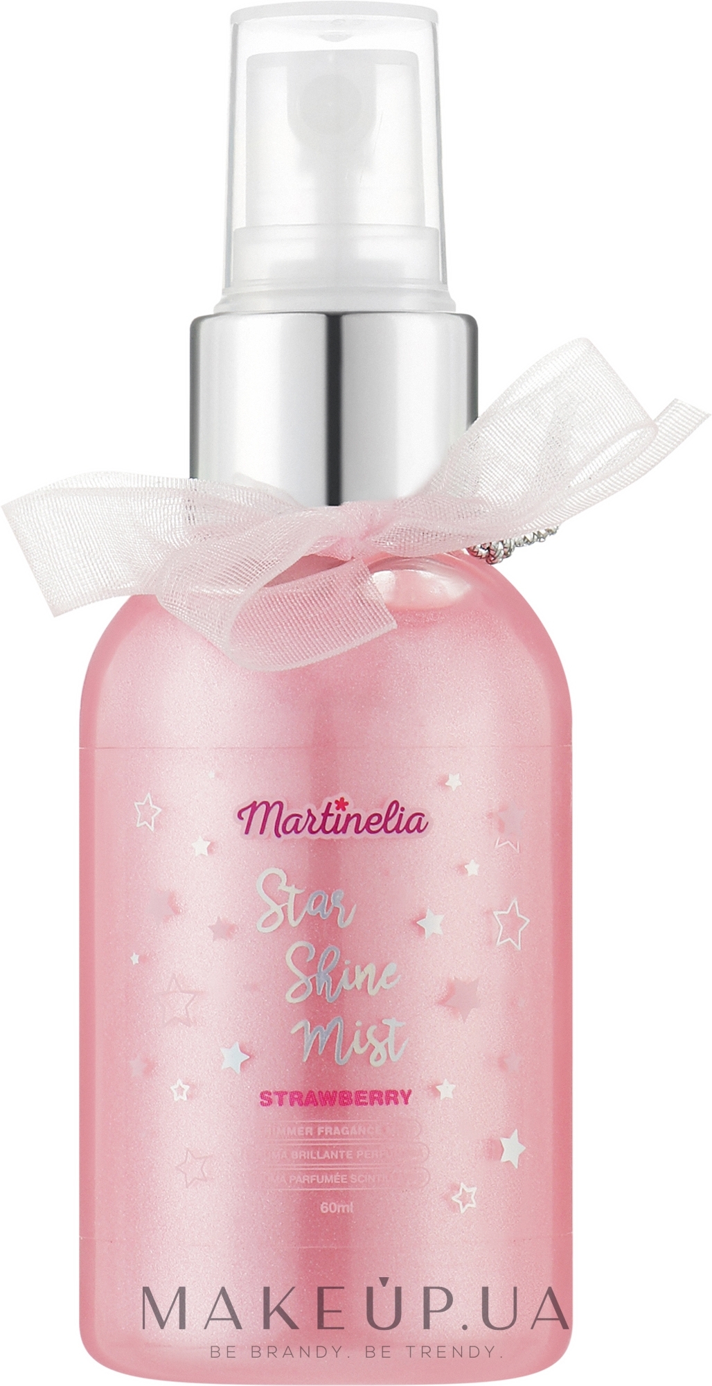 Мерехтливий ароматичний спрей для тіла, полуниця - Martinelia Starshine Shimmer Mist — фото 60ml