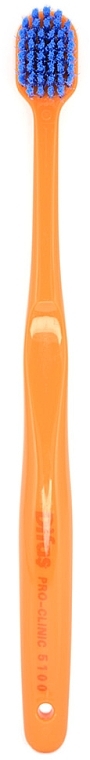 Зубная щетка "Ultra Soft" 512063, оранжевая с синей щетиной, в кейсе - Difas Pro-Clinic 5100 — фото N2