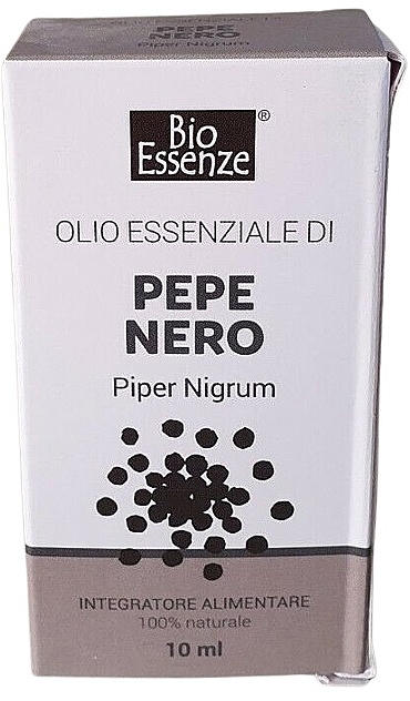 Дієтична добавка ефірної олії чорного перцю - Bio Essenze Dietary Supplement — фото N1