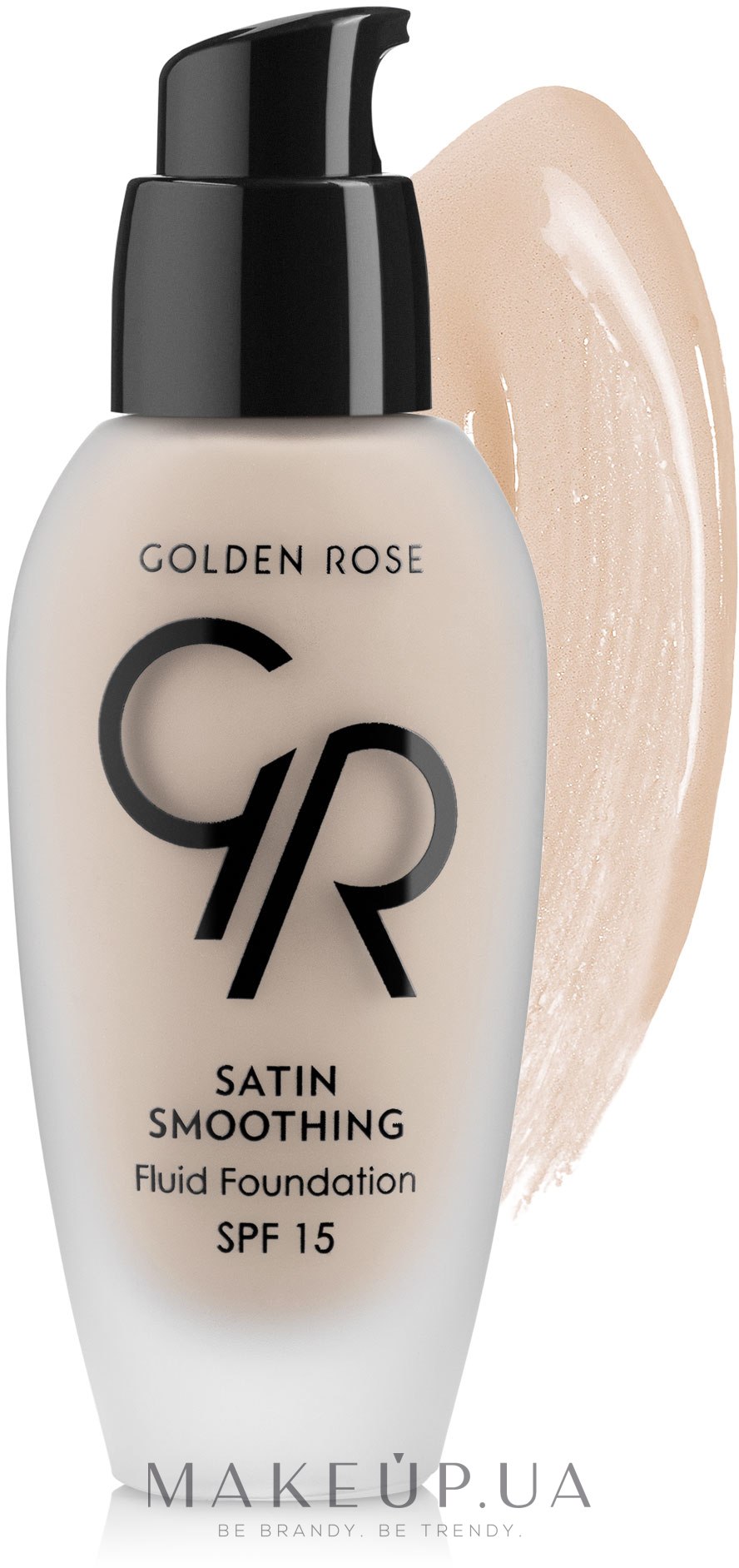 Тональный крем - Golden Rose Satin Smoothing Fluid Foundation SPF15 — фото 21