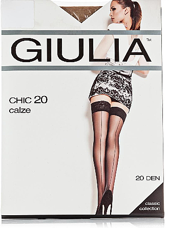 Чулки "Chic" 20 Den, calze-cappuccino - Giulia  — фото N1