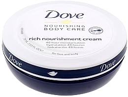Духи, Парфюмерия, косметика Питательный крем для лица и тела - Dove Nourishing Body Care Rich Nourishment Cream 48H