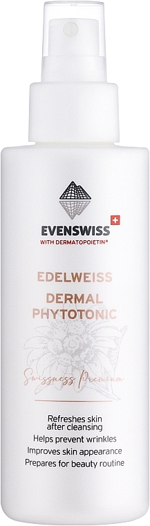 Фітотонік для обличчя - Evenswiss Edelweiss Dermal Phytotonic — фото N1