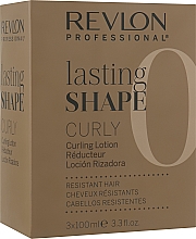 Набір для звивання жорсткого волосся - Revlon Professional Lasting Shape Curly Lotion Resistant Hair (lot/3x100ml) — фото N1