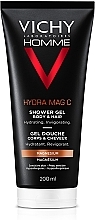 Тонизирующий гель для душа для тела и волос - Vichy Homme Hydra MAG C gel douche — фото N1