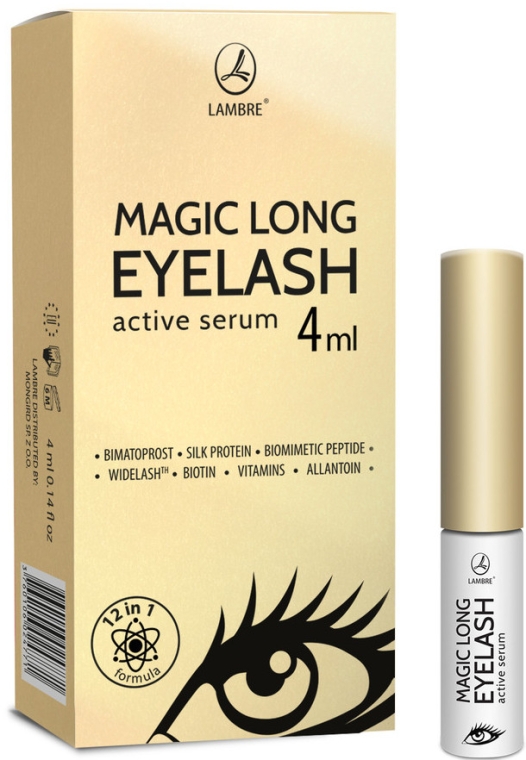 Сироватка для вій - Lambre Magic Long Eyelash Active Serum — фото N1