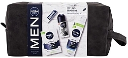 Духи, Парфюмерия, косметика Набор - NIVEA (lip/balm/4.8g + f/balm/100ml + sh/gel/200ml + deo/50ml + bag)