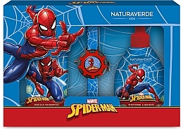 Набір - Naturaverde Kids Spider Man (sh/gel/250ml + liquid/soap/250ml + acc) — фото N1