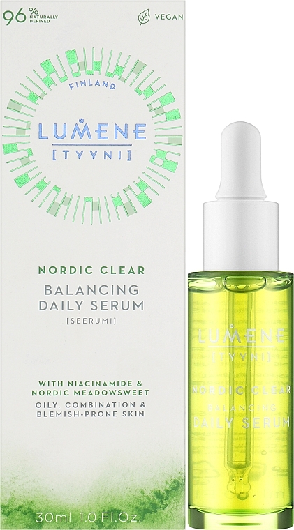 УЦЕНКА Балансирующая ежедневная сыворотка для лица - Lumene Nordic Clear Balancing Daily Serum * — фото N1