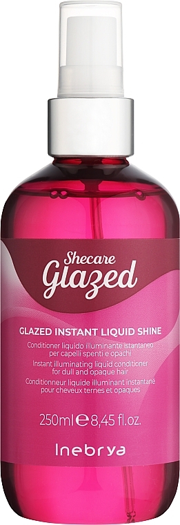 Жидкий кондиционер для окрашенных волос - Inebrya Shecare Glazed Instant Liquid Shine Conditioner — фото N1