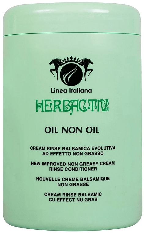 Нежирний крем-ополіскувач - Linea Italiana Herbactiv Non Greasy Cream Rinse — фото N1