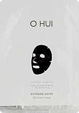 Тканинна маска для обличчя "Відбілювальна" - O Hui Extreme White 3d Black Mask — фото N1
