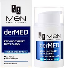 Парфумерія, косметика Зволожувальний крем для обличчя  - AA Cosmetics Men derMed Moisturising Face Cream