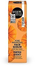 Сироватка для жирної шкіри "Гарбуз і мед" - Organic Shop Pumpkin & Honey Pore Minimizing Serum — фото N2