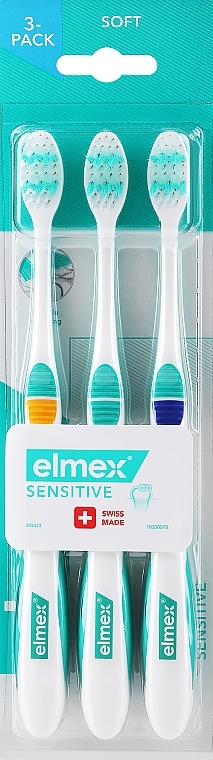 Набір зубних щіток - Elmex Sensitive Toothbrush — фото N1