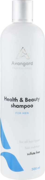 Шампунь для ухода за мужскими волосами с охлаждающим эффектом - Avangard Professional Health & Beauty Shampoo For Men — фото N5