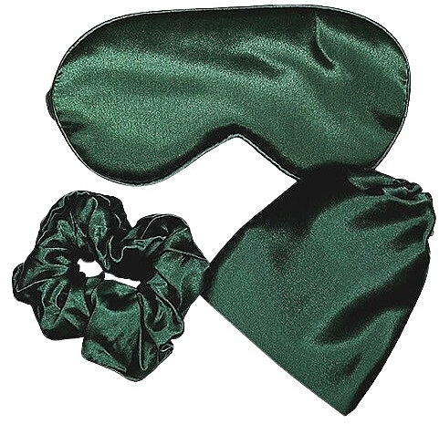 Набір для сну, зелений - Yeye (sleep band/1 pc + hair band/1 pc + Storage bag/1 pc) — фото N1