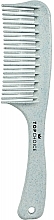 Расческа для волос, 60618, зеленая - Top Choice Eco Hair Comb — фото N1