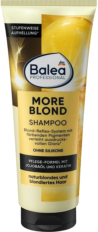 Шампунь для волос "Больше блонда" - Balea Professional More Blond Shampoo