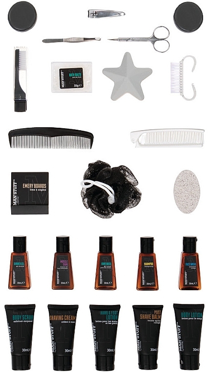 Набір "Адвент-календар", 24 продукти - Technic Cosmetics Man'Stuff Toiletry Advent Calendar — фото N2