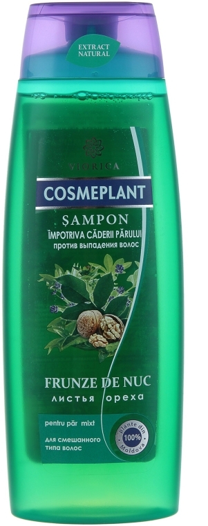 Шампунь экстракт из листьев грецкого ореха против выпадения волос - Viorica Cosmeplant Shampoo