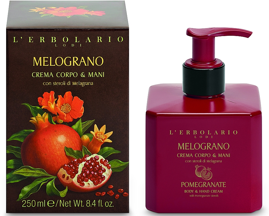 L'Erbolario Pomegranate - Крем для тела и рук — фото N1