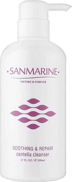 Молочко для очищення шкіри обличчя з центелою - Sanmarine Soothing & Repair Centella Cleanser — фото N1