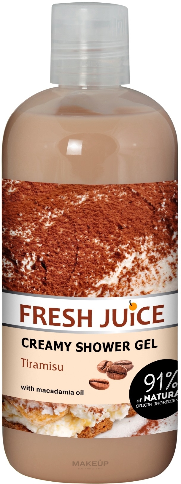 Крем-гель для душа "Тирамису" - Fresh Juice Tiramisu — фото 500ml