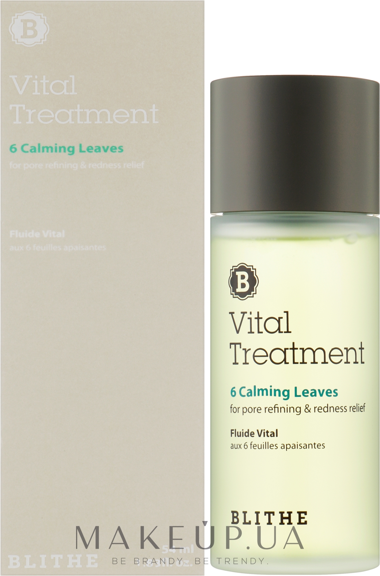 Заспокійлива есенція для чутливої шкіри - Blithe Vital Treatment 6 Calming Leaves — фото 54ml