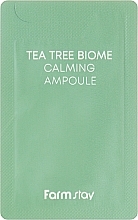 Успокаивающая ампульная сыворотка с экстрактом чайного дерева - FarmStay Tea Tree Biome Calming Ampoule (пробник) — фото N1