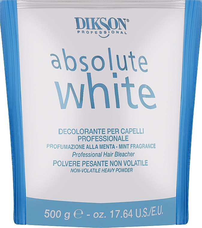 Порошок для обесцвечивания волос, белый - Dikson Absolute White — фото N1