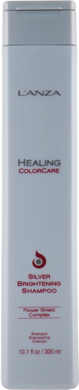 Шампунь для устранения желтизны - L'Anza Healing ColorCare Silver Brightening Shampoo — фото N3