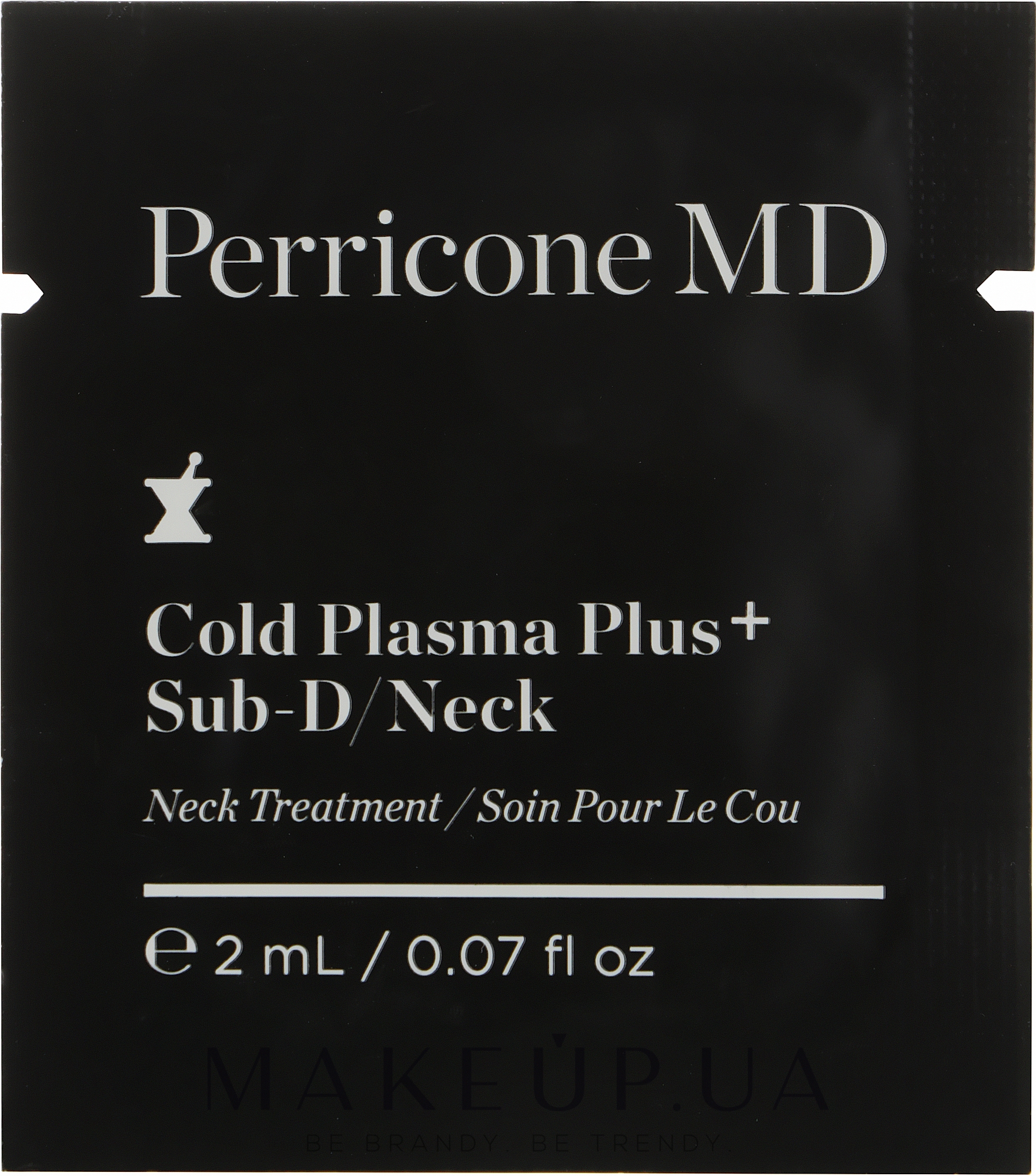 Антивіковий крем-сироватка для обличчя, шиї, підборіддя й зони декольте - Perricone MD Cold Plasma Plus+ Sub-D/Neck (пробник) — фото 2ml