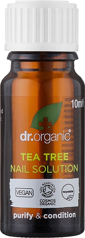 Засіб для нігтів з чайним деревом - Dr. Organic Bioactive Skincare Tea Tree Nail Solution — фото N1
