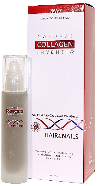 Натуральный коллаген для волос и ногтей - Natural Collagen Inventia Hair&Nails — фото N1
