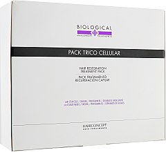 Парфумерія, косметика Трихологічний набір "Стрімке зростання" - HairConcept Biological Hair Restoration Tretment Pack (sh/250ml + ess/125ml + lot/6x12ml)