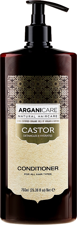 Кондиціонер для росту волосся - Arganicare Castor Oil Conditioner — фото N2