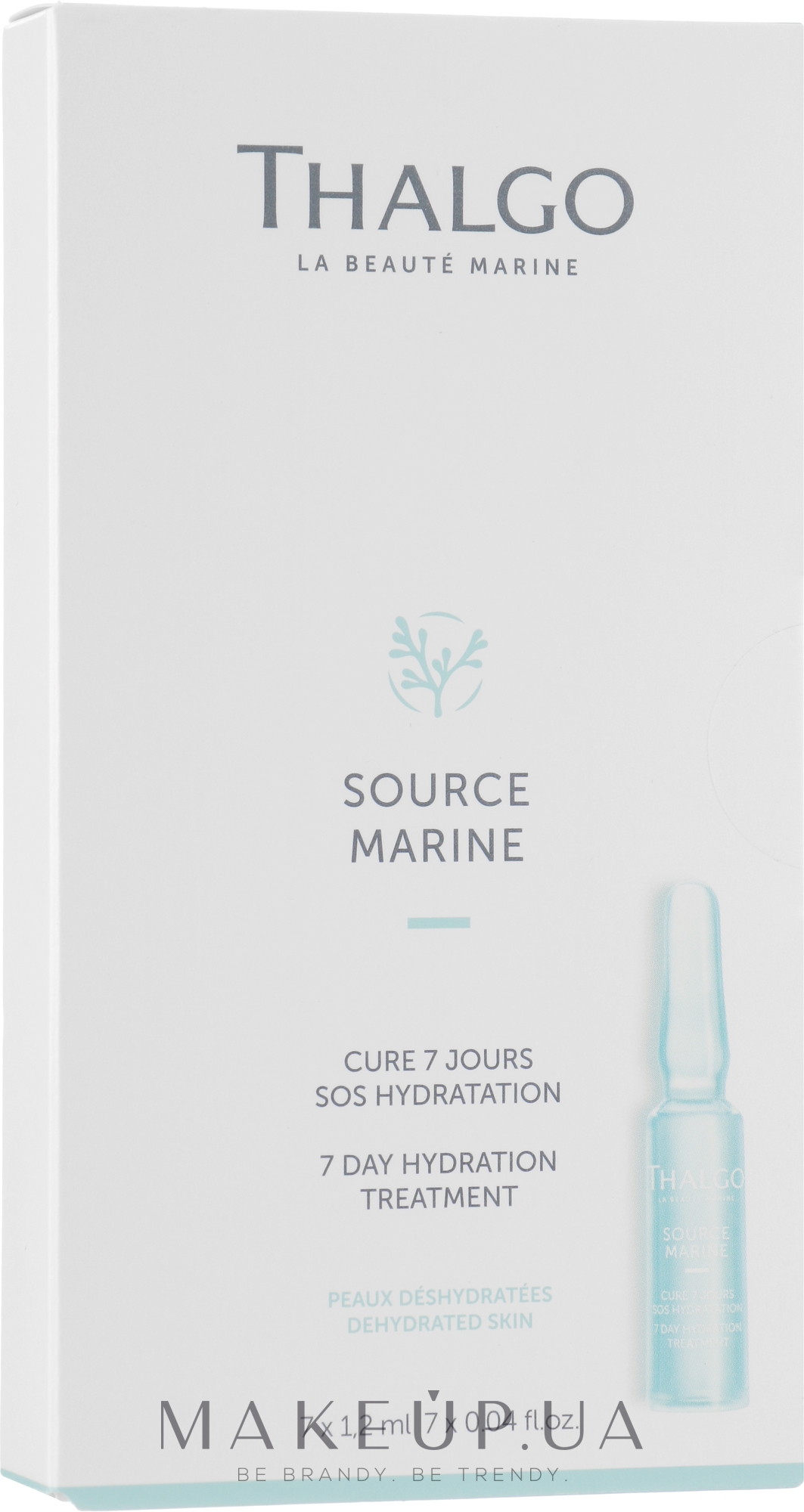 Интенсивный увлажняющий концентрат - Thalgo Source Marine 7 Day Hydration Treatment — фото 7x1.2ml
