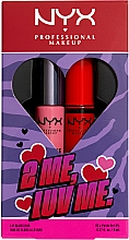 Парфумерія, косметика Набір блисків для губ - NYX Professional Makeup 2 Me, Luv Me (lip/gloss/2x8ml)