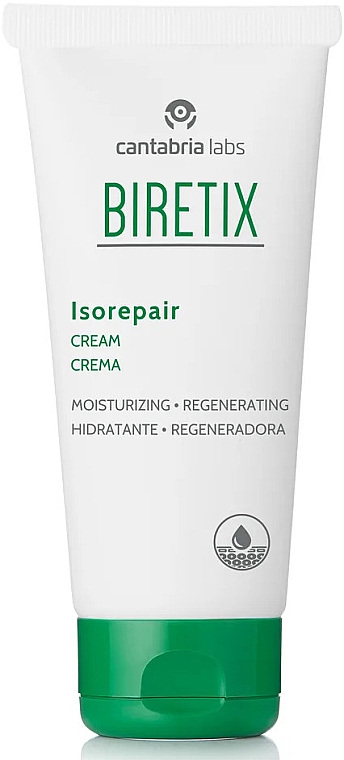 Зволожувальний регенерувальний крем для обличчя - Cantabria Labs Biretix Isorepair Cream — фото N1