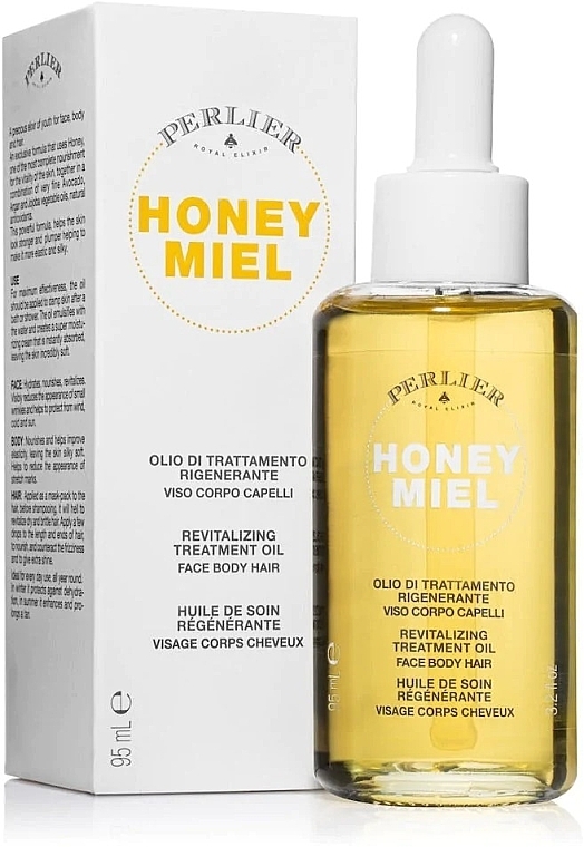 Масло для тела - Perlier Honey Miel Revitalizing Theatment Oil — фото N1