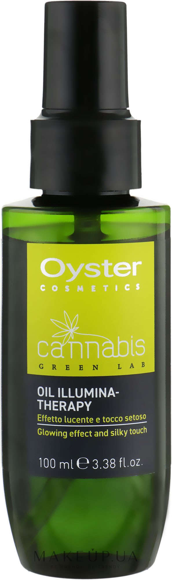 Олія для волосся "Ілюмінуюча з канабісом" - Oyster Cosmetics Cannabis Green Lab Oil Illumina-Therapy — фото 100ml