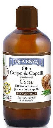 Масло для волос и тела - I Provenzali Cocco Body Hair Oil — фото N1